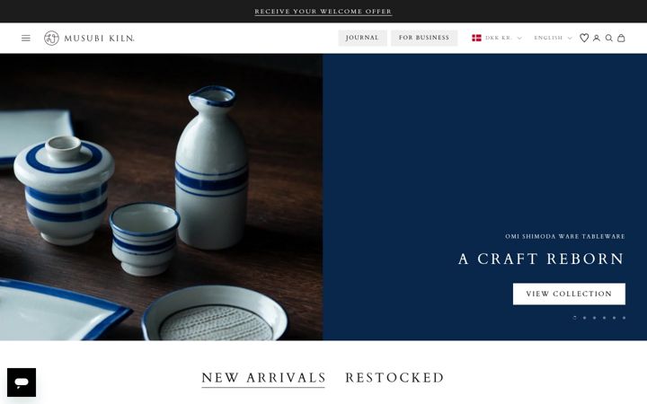 Screenshot of musubikiln.com