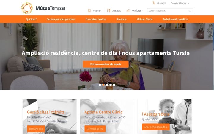 Screenshot of mutuaterrassa.com