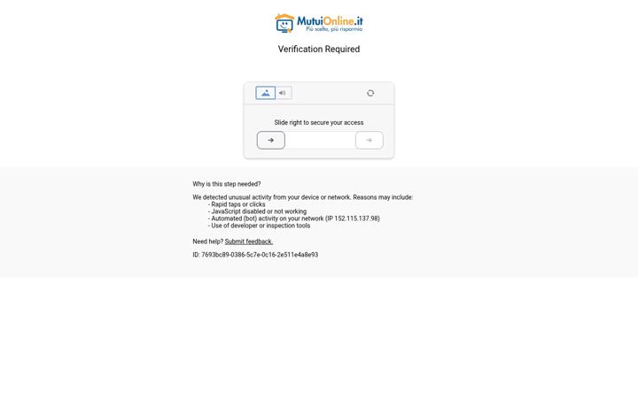 Screenshot of mutuionline.it