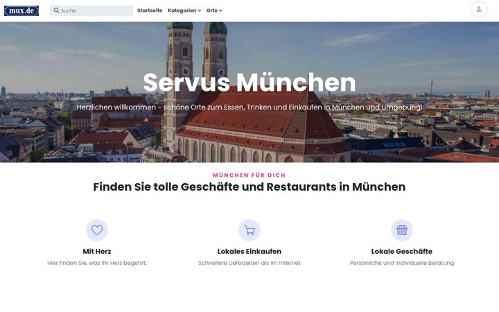 Screenshot of mux.de