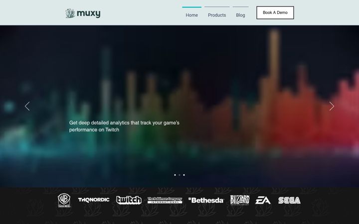 Ekraanipilt saidist muxy.io