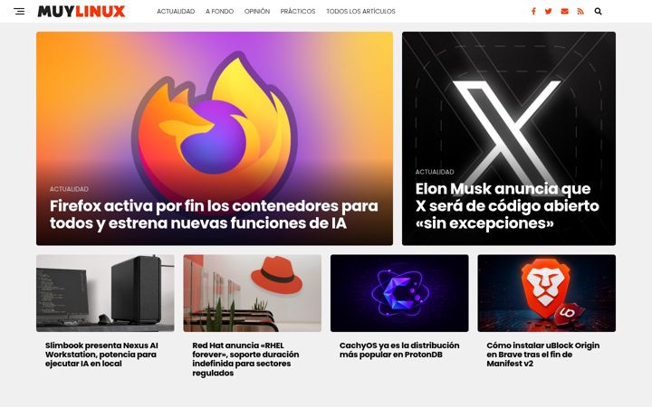Kuvakaappaus sivustosta muylinux.com