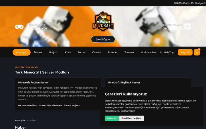Screenshot of muzcraft.com