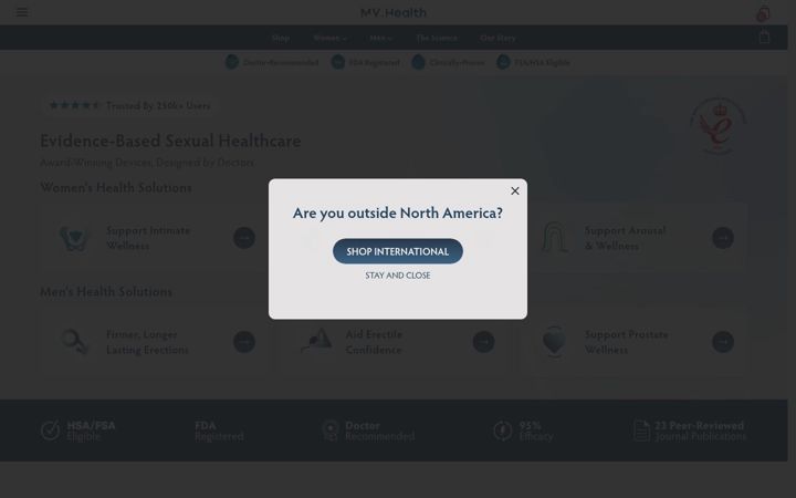 Screenshot of mv.health