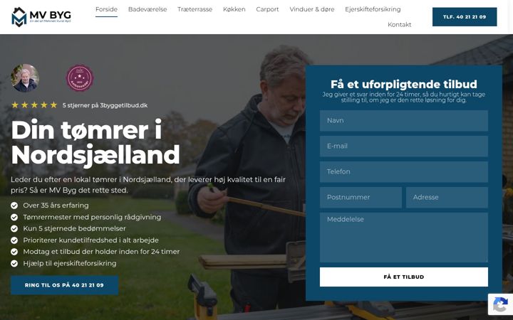 Screenshot ta' mvbyg.dk