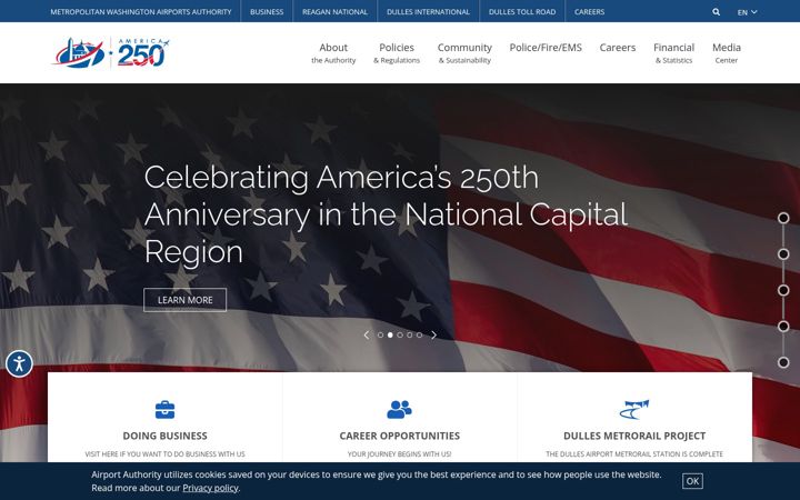Screenshot of mwaa.com