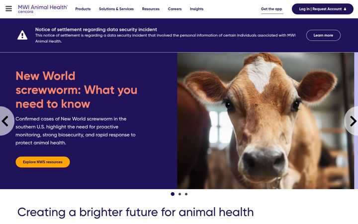 Screenshot of mwiah.com