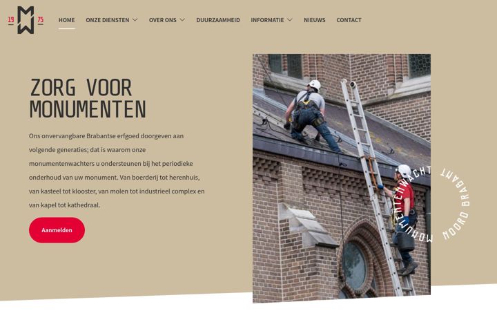 Screenshot of mwnb.nl