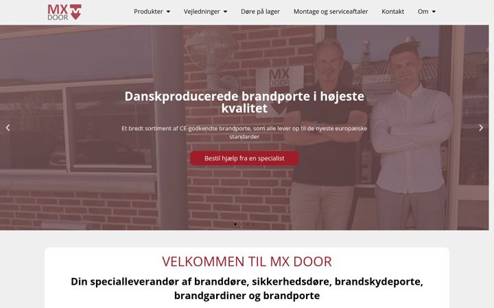 Képernyőkép: mxdoor.dk