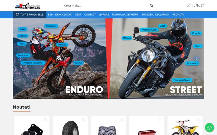 Screenshot of mxenduro.ro