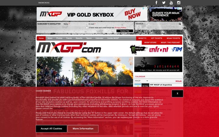 Ekrano kopija mxgp.com