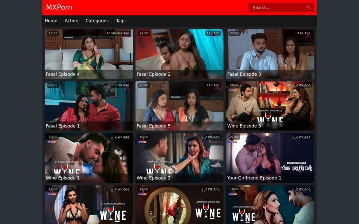 Screenshot of mxporn.ac