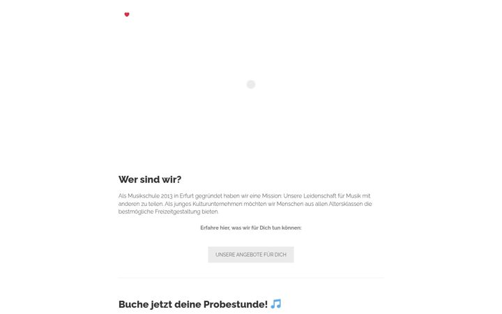 Screenshot von my-music-company.com