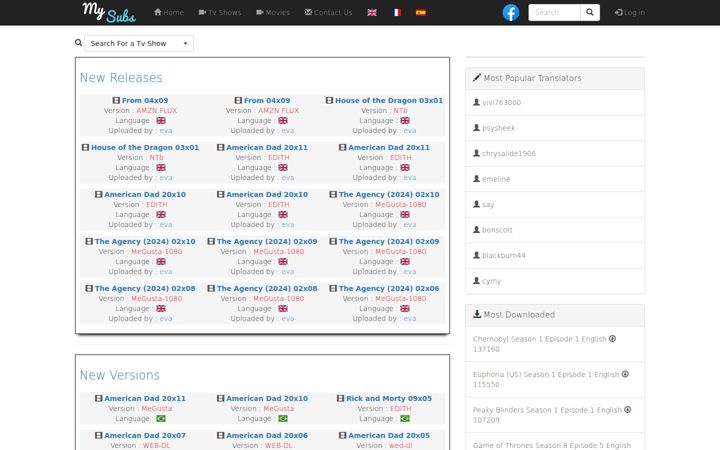 Screenshot of my-subs.co