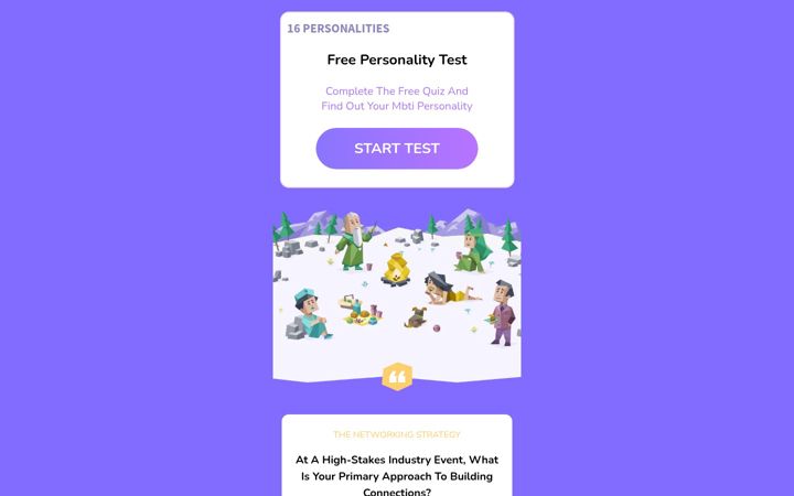 Screenshot of my16types.net