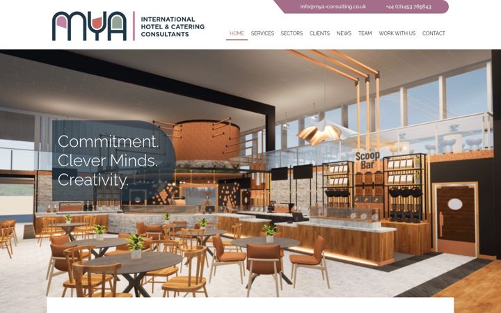 Screenshot of mya-consulting.co.uk