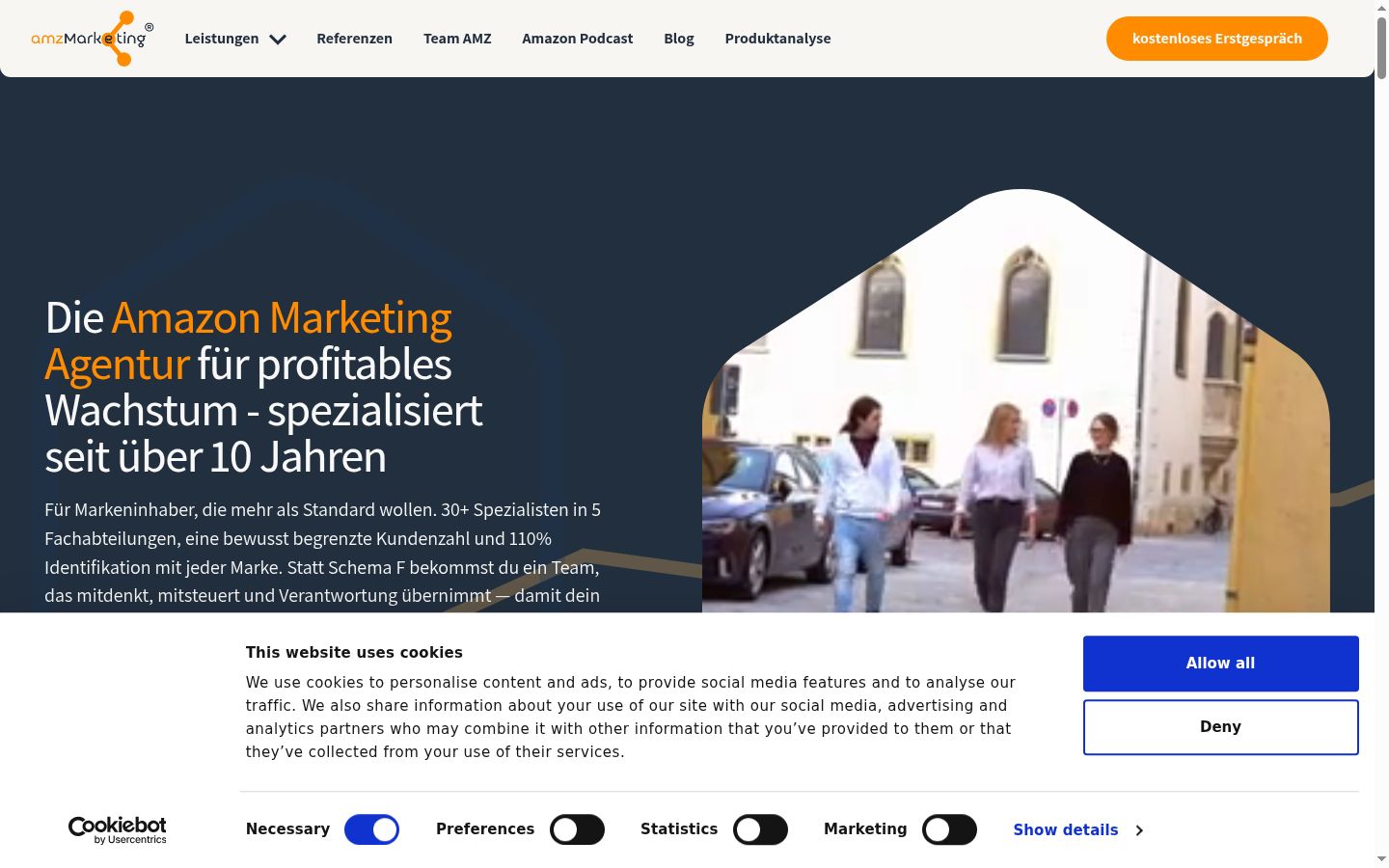 Screenshot tal-banner tal-kunsens muri qabel kwalunkwe interazzjoni