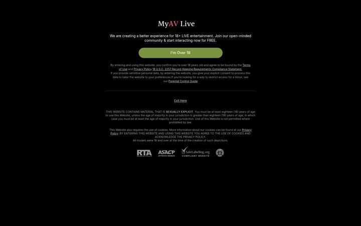 Screenshot του myavlive.com