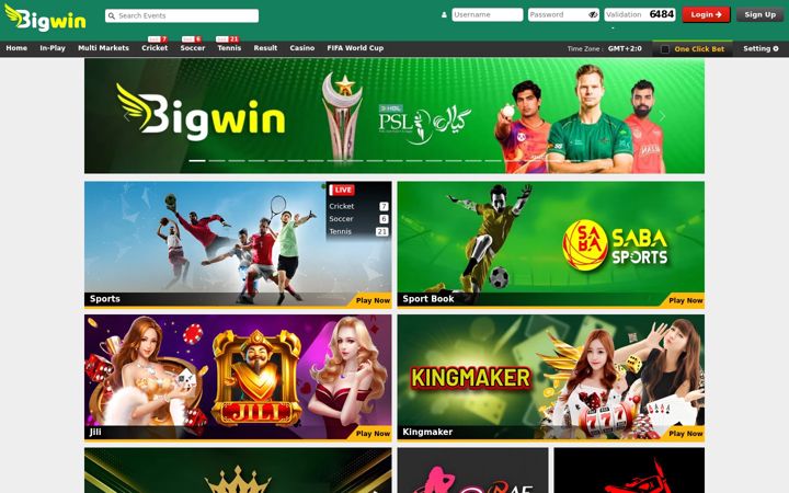 Captură de ecran a mybigwin.site