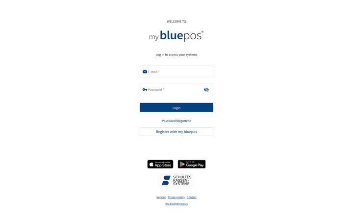 Screenshot of mybluepos.de