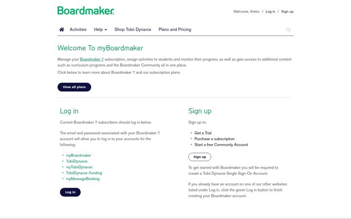 Screenshot of myboardmaker.com