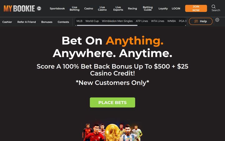 Screenshot of mybookie.ag