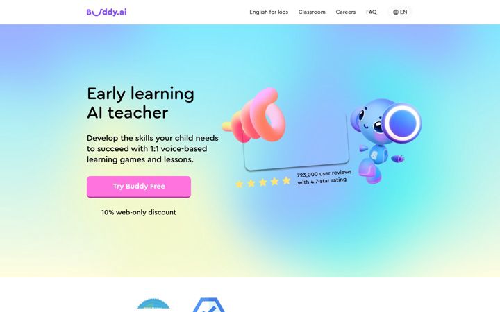 Screenshot of mybuddy.ai