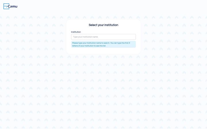 Screenshot ta' mycamu.co.in