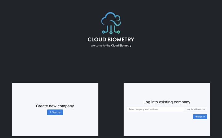 Screenshot of mycloudtime.com