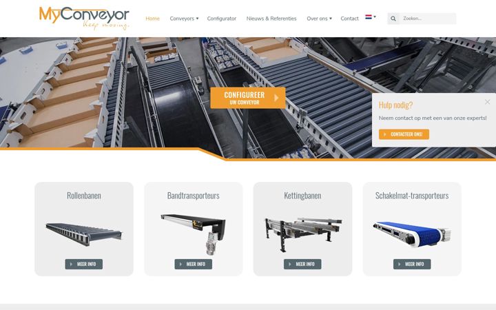 Screenshot of myconveyor.com
