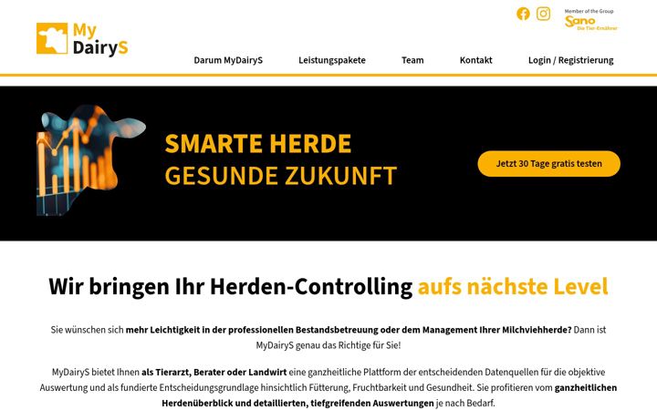 Screenshot of mydairys.com