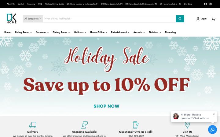 Screenshot of mydkhome.com