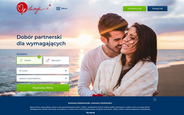Screenshot of mydwoje.pl