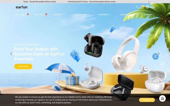 Screenshot von myearfun.com