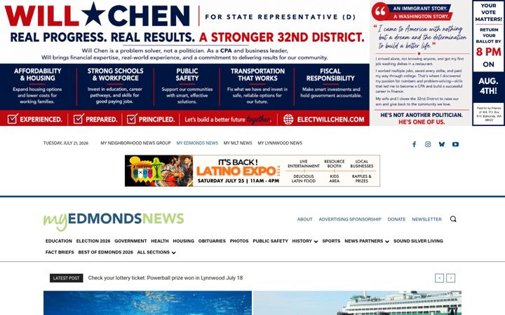 Screenshot του myedmondsnews.com