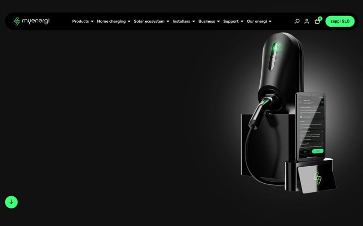 Screenshot of myenergi.com
