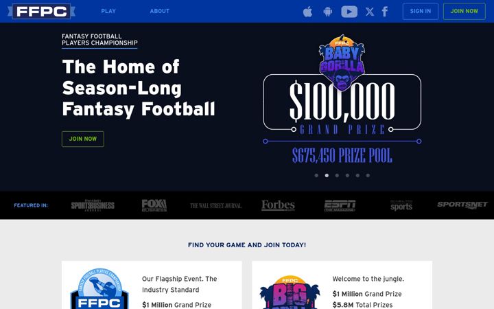 Screenshot of myffpc.com