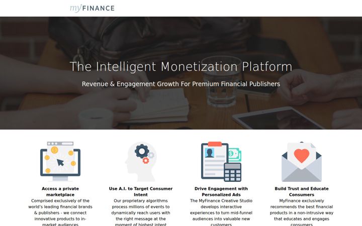 Screenshot of myfinance.com