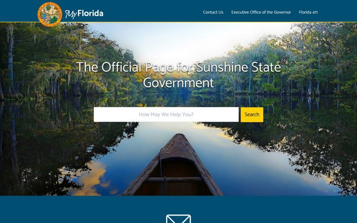 Zrzut ekranu myflorida.com