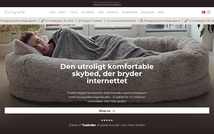 Screenshot van myflufel.com