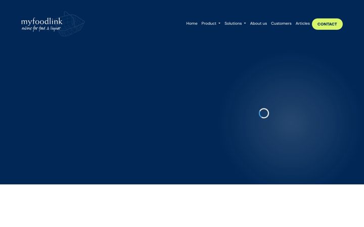 Screenshot of myfoodlink.com