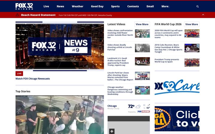 Screenshot of myfoxchicago.com