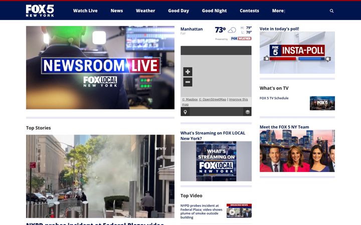 Screenshot of myfoxny.com