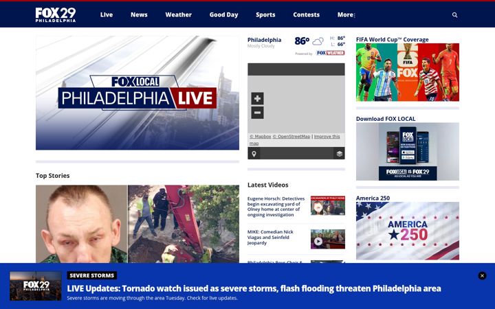 Screenshot of myfoxphilly.com