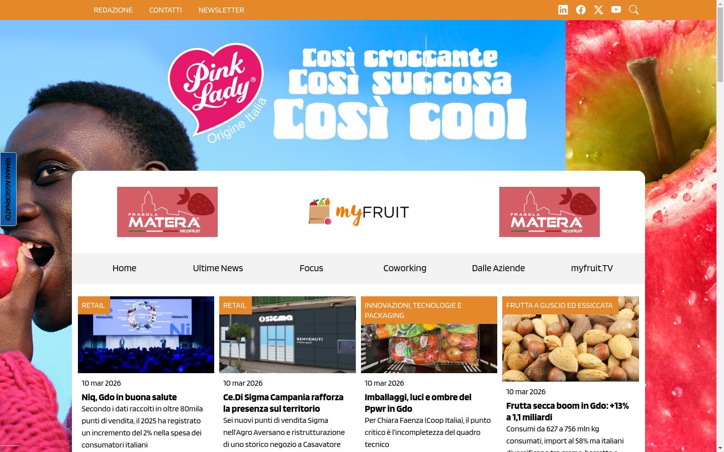 Screenshot of myfruit.it