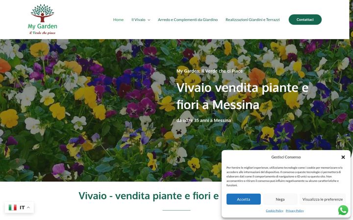 Screenshot του mygardensrl.it
