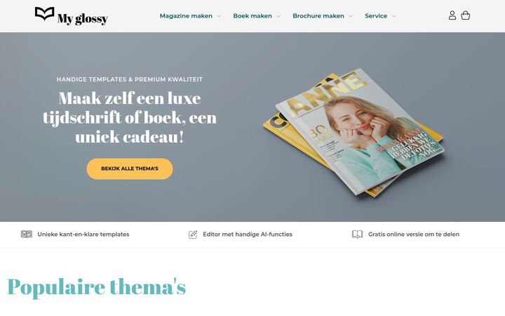 Snimka zaslona za myglossy.nl