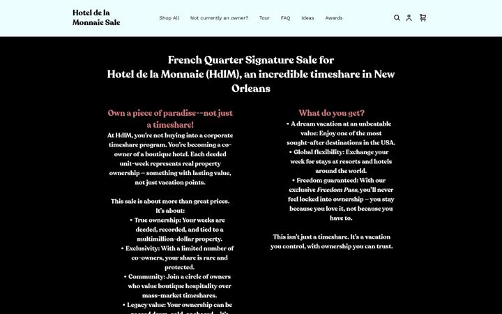 Screenshot of myhdlm.com