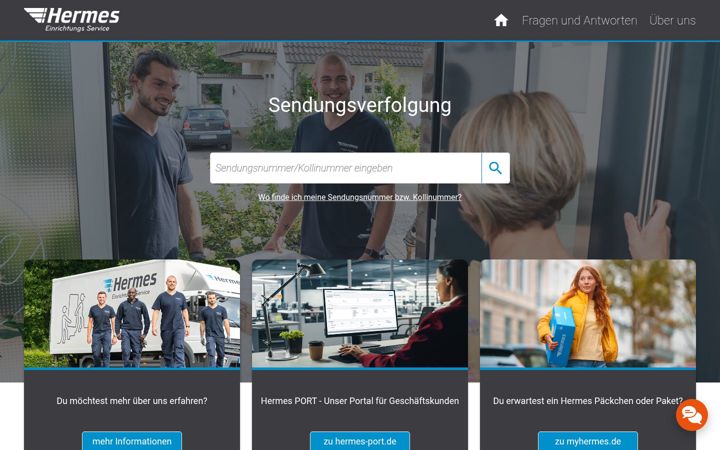 Screenshot of myhes.de