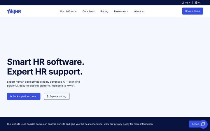 Screenshot of myhr.works